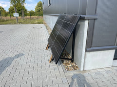 4 in 1 Balkonkraftwerk Montage System für 1 PV Module | Halterung Befestigung für Balkon Wand Garage Dach
