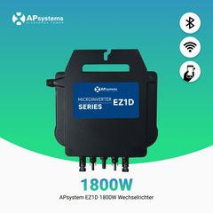 APsystems EZ1D 1800W Microwechselrichter inkl. Wi-Fi und Bluetooth