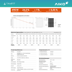 10.08 kWp Sigenergy Energy Controller 10kW mit SigenStor BAT 10.0 & 21x AIKO 480W Full Black, Clenergy Unterkonstruktion inkl. Montage
