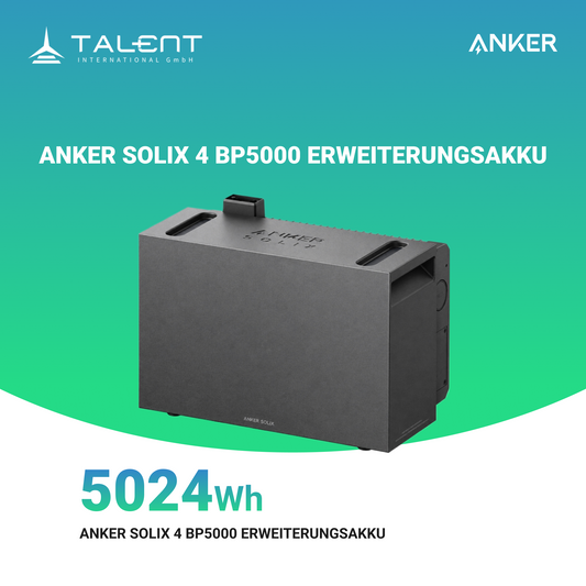 Anker SOLIX 4 BP5000 Erweiterungsakku – 5 kWh LFP-Speicher | Plug & Play