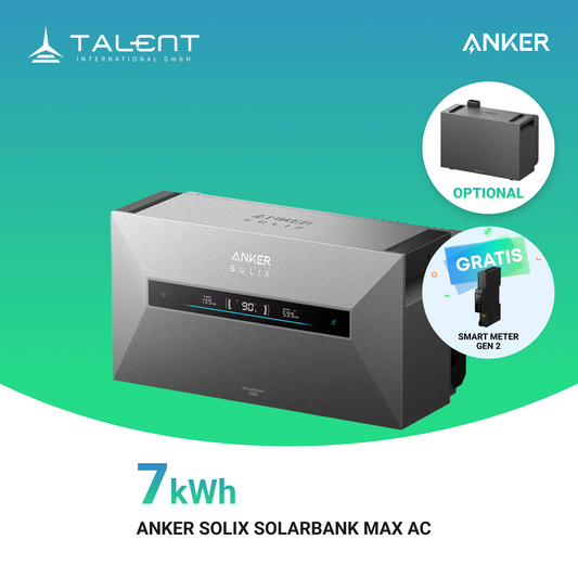 Anker SOLIX Solarbank Max AC inkl. Smart Meter mit Speicheroption