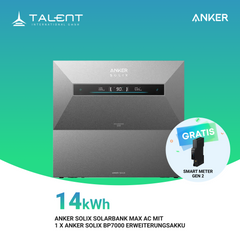 Anker SOLIX Solarbank Max AC inkl. Smart Meter mit Speicheroption