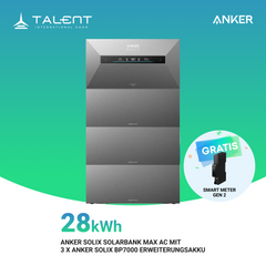 Anker SOLIX Solarbank Max AC inkl. Smart Meter mit Speicheroption