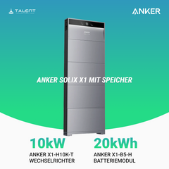 Anker SOLIX X1-H10K-T 10kW Wechselrichter mit Speicheroption - Ihr Schritt in Richtung Energieunabhängigkeit