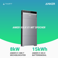 Anker SOLIX X1-H8K-T 8kW Wechselrichter mit Speicheroption - Ihr Schritt in Richtung Energieunabhängigkeit