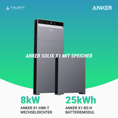 Anker SOLIX X1-H8K-T 8kW Wechselrichter mit Speicheroption - Ihr Schritt in Richtung Energieunabhängigkeit