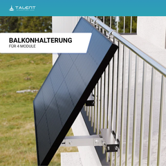 3840W Balkonkraftwerk mit Speicher - 8x 480W Aiko Full Black Glas-Glas bifazial Modul & Anker Solix Solarbank 3 Pro