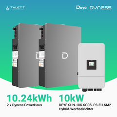 Deye Hybrid-wechselrichter SUN-10K-SG05LP3-EU-SM2 10kW + Dyness Powerhaus 5,12kWh / 10.24kWh Speicher