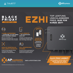 APSystems EZHI Mikro Wechselrichter + EZ Bat Box + Smartmeter (0% MwSt.)