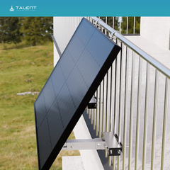 Talent King Balkonkraftwerk Halterung mit Balkonhaken | Aufständerung für Solarmodule