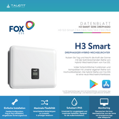 Fox ESS H3-Smart-15.0 kW – Dreiphasiger Hybrid-Wechselrichter