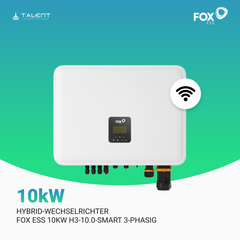 FOX ESS 10kW H3-10.0-Smart 3-phasig Hybridwechselrichter inkl. Wifi-Modul & Energiezähler
