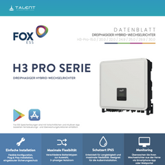 Fox ESS H3-Pro-15.0 15kW Hybridwechselrichter mit EK12 Hochvoltspeicherbatterie 11.52kWh