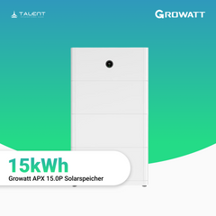 Growatt Komplettset - MID 12KTL3-XH 12kW Hybridwechselrichter 3-phasig & APX 15.0P Solarspeicher 15kWh (mit P2)