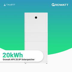 Growatt Komplettset - MID 12KTL3-XH 12kW Hybridwechselrichter 3-phasig & APX 20.0P Solarspeicher 20kWh (mit P2)