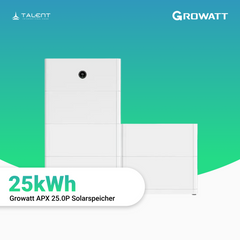 Growatt Komplettset - MID 30KTL3-XH 30kW Hybridwechselrichter 3-phasig & APX 25.0P Solarspeicher 25kWh (mit P2)