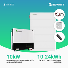 Growatt Komplettset SPH10000TL3-BH-UP 10kW mit 10,24kWh ARK 10.2H Batteriespeicher