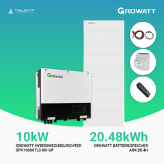 Growatt Komplettset SPH10000TL3-BH-UP 10kW mit 23,0kWh ARK 23.0H Batteriespeicher