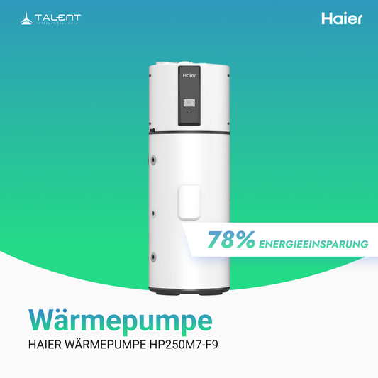 Haier Brauchwasser Wärmepumpe HP250M7-F9, 250 Liter, R290 Kältemittel - Effiziente Warmwasserlösung