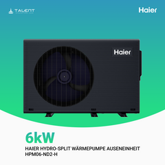 Haier Hydro-Split Luft-Wasser-Wärmepumpe Außeneinheit 6 kW, inkl. Erstinbetriebnahme - HPM06-ND2-H