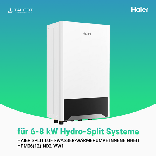 Haier Split Luft-Wasser-Wärmepumpe Inneneinheit - HPM06(12)-ND2-WW1 inkl. Erstinbetriebnahme