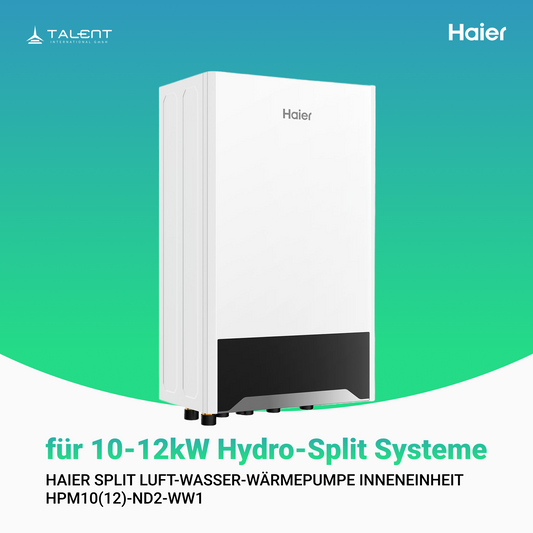 Haier Split Luft-Wasser-Wärmepumpe Inneneinheit - HPM10(12)-TND2-WW1 inkl. Erstinbetriebnahme