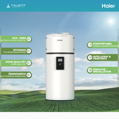 Haier Brauchwasser Wärmepumpe HP150M8-9, 149L A+ - R290 Kältemittel – Effiziente Warmwasserlösung