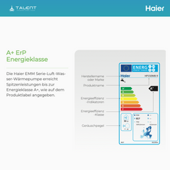 Haier Brauchwasser Wärmepumpe HP150M8-9, 149L A+ - R290 Kältemittel – Effiziente Warmwasserlösung