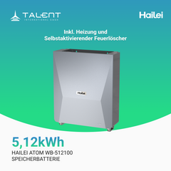 Hailei ATOM-WB 5kWh Batteriespeicher ohne & Inkl. Heizung und Selbstaktivierender Feuerlöscher
