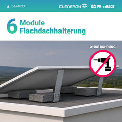 3000W Balkonkraftwerk mit Speicher - 6x 500W Full Black bifazial & Anker Solix Solarbank 3 Pro