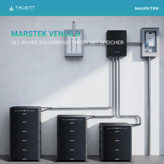 Marstek Venus D All-in-One Balkonkraftwerk 4kW PV und 2,5 kW Wechselrichter 4 MPPT AC-Kopplung