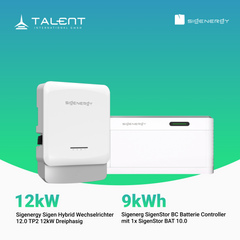 Sigenergy SigenStor Set 12.0 TP2 – 12 kW Dreiphasiger Hybrid Wechselrichter mit SigenStor BC & SigenStor BAT 10.0 (9kWh)