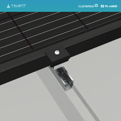 Clenergy PV-ezRack® SolarRoof Pro 2.0 Unterkonstruktion Schrägdach Komponenten - Verbindungsstück für Toroda Rail ER-SP-SRP/40