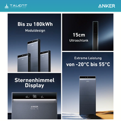 Anker SOLIX X1-B5-H 5kWh Speichermodul - Für Anker SOLIX X1