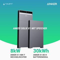 Anker SOLIX X1-H8K-T 8kW Wechselrichter mit Speicheroption -  Ihr Schritt in Richtung Energieunabhängigkeit