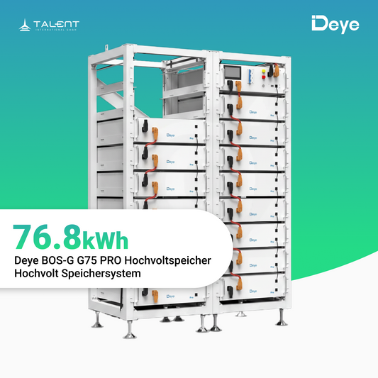 Deye BOS-G75 PRO Hochvoltspeicher 76,8 kWh | Deye BOS-G Pro Serie Hochvolt-Speichersystem