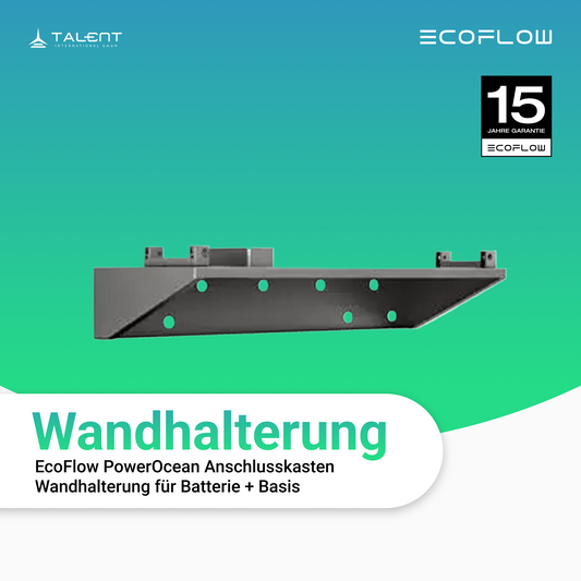 EcoFlow PowerOcean Anschlusskasten Wandhalterung für Batterie + Basis