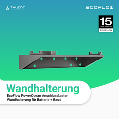 EcoFlow PowerOcean Anschlusskasten Wandhalterung für Batterie + Basis