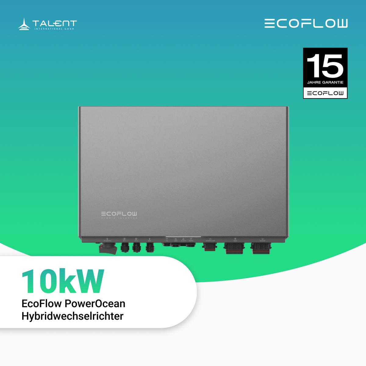 EcoFlow PowerOcean 10kW Hybrid Wechselrichter 3-phasig - ohne Smartmeter