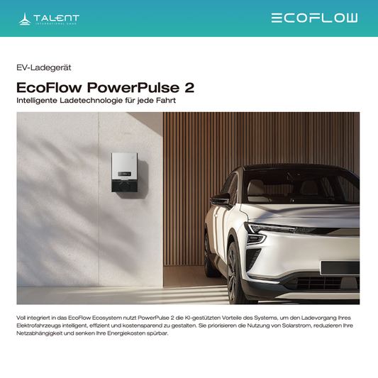 EcoFlow PowerPulse 2 EV-Charger Wallbox 22 kW