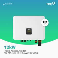 FOX ESS 12kW H3-12.0-Smart 3-phasig Hybridwechselrichter inkl. Wifi-Modul & Energiezähler