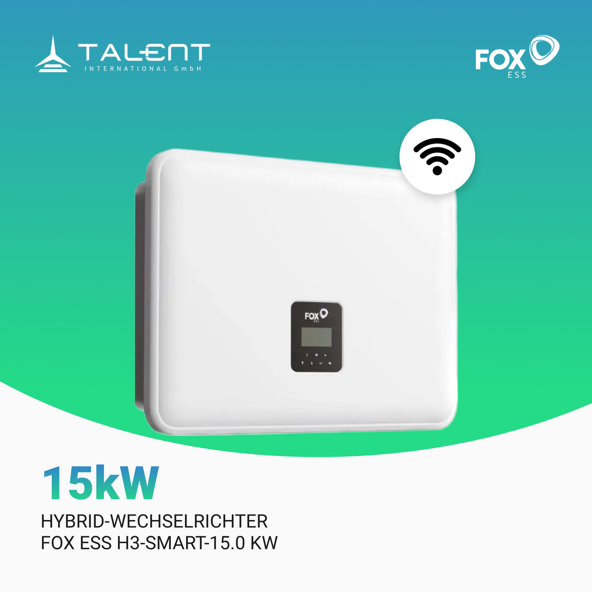 Fox ESS H3-Smart-15.0 kW – Dreiphasiger Hybrid-Wechselrichter