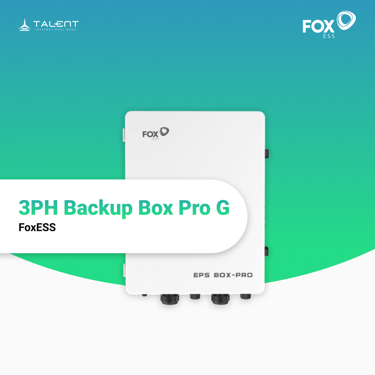 FoxESS - 3PH Backup Box Pro G