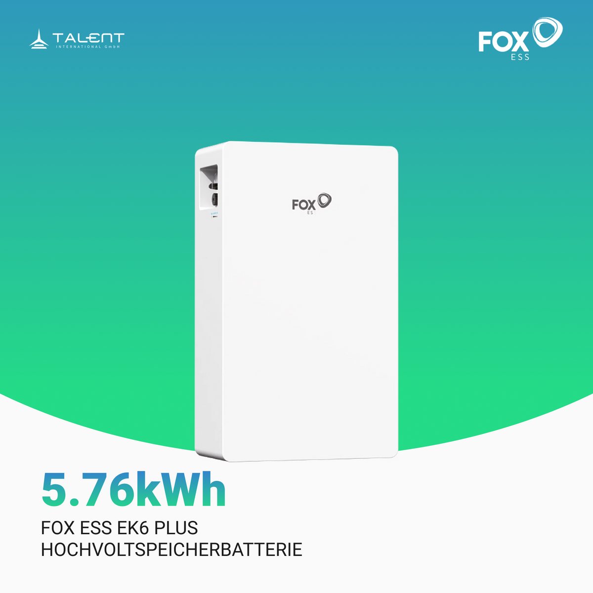 Fox ESS EK6 Plus Hochvoltspeicherbatterie 5,76 kWh