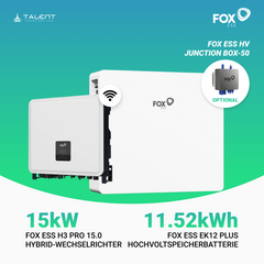 Fox ESS H3-Pro-15.0 15kW Hybridwechselrichter mit EK12 Hochvoltspeicherbatterie 11.52kWh