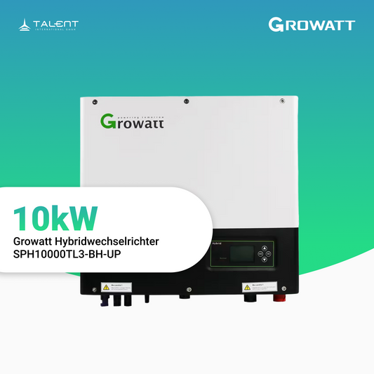 Growatt SPH 10000 TL3-BH-UP 10kW Hybrid Wechselrichter 3-phasig inkl. Smart Meter TPM-E