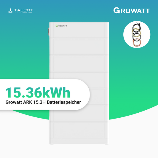 Growatt ARK 15.3H Batteriespeicher 15,36kWh - Komplettsystem für SPH & SPA-Serie