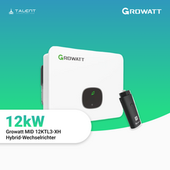 Growatt Komplettset - MID 12KTL3-XH 12kW Hybridwechselrichter 3-phasig & APX 10.0P Solarspeicher 10kWh (mit P2)