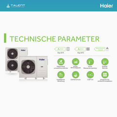 Haier Monoblock-Wärmepumpe 14 kW | R290 | Hoch effizientes Heizsystem | inkl. Erstinbetriebnahme