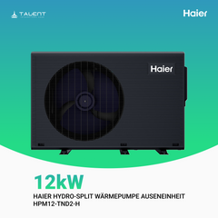 Haier Hydro-Split Luft-Wasser-Wärmepumpe Außeneinheit 12 kW, inkl. Erstinbetriebnahme - HPM12-TND2-H